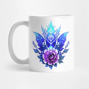 Cyberpunk Flowers Mug